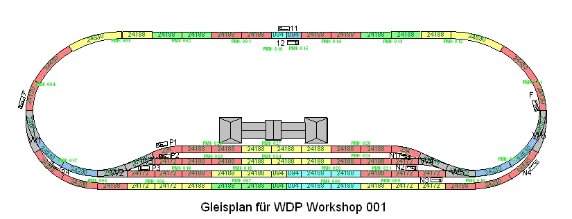 Gleisplan in Wintrack 6.06